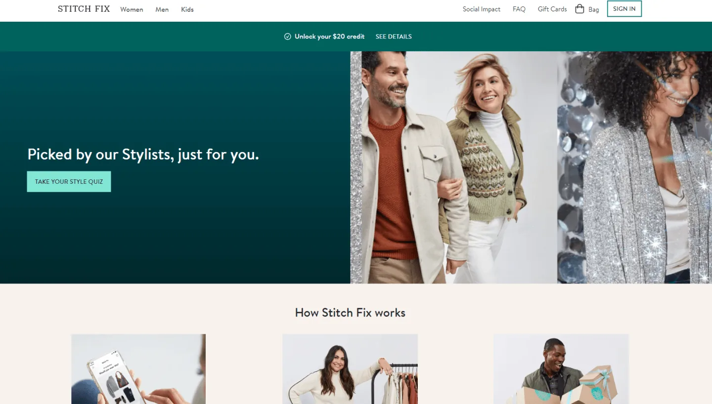 Stitch Fix's Styling Quiz