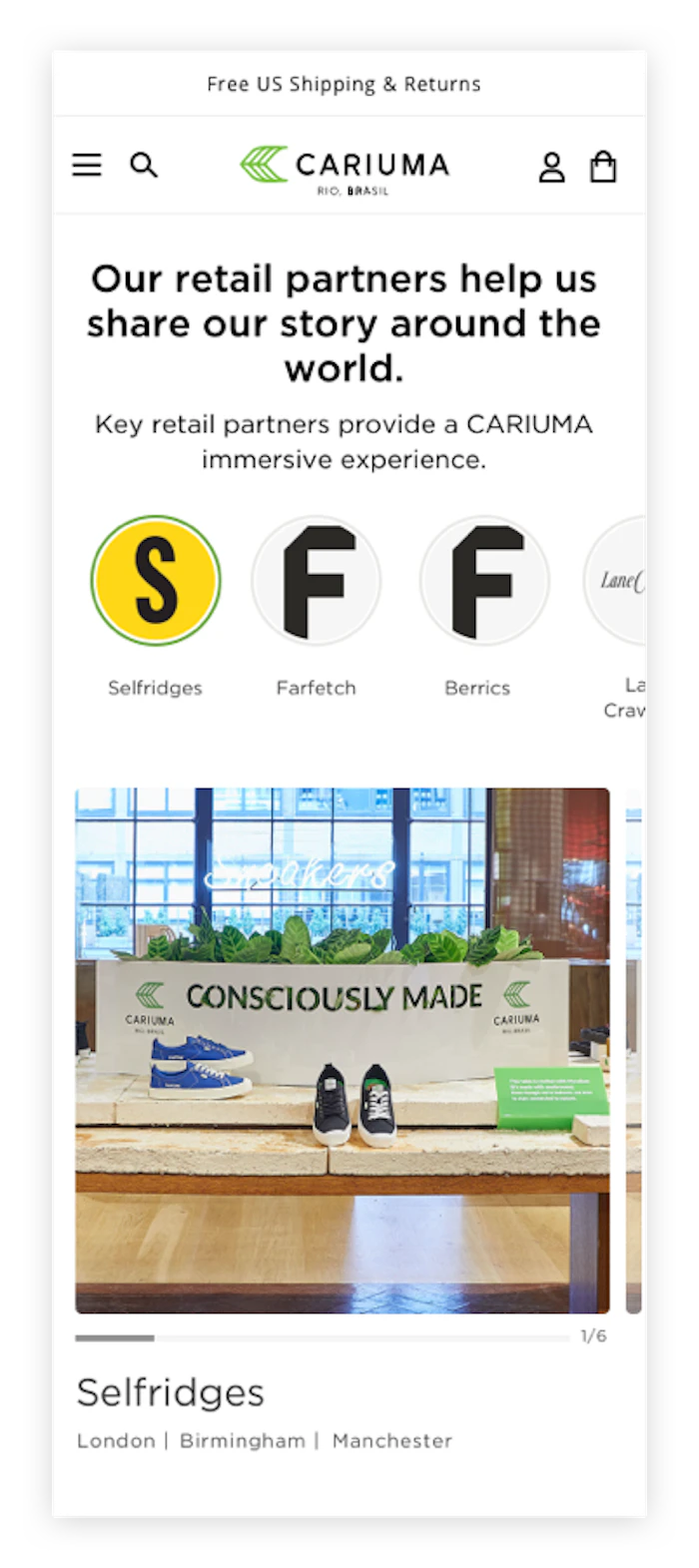 Stockist landing Page for Marketing Department on mobile